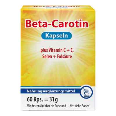 Beta Carotin plus Vitamin C + E kapsułki