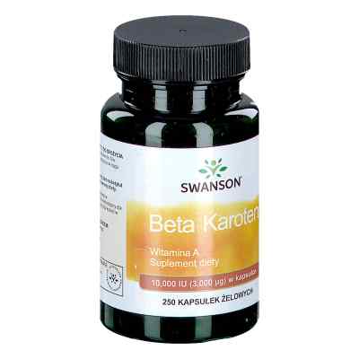 Beta Karoten 10 000 IU 250  od SWANSON HEALTH PRODUCTS PZN 08306114