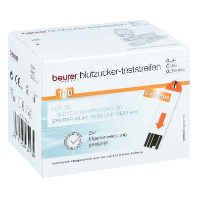 Beurer Gl44/gl50 Blutzucker-teststreifen 100 szt. od BEURER GmbH PZN 09929677