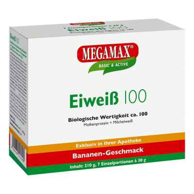Białko 100 Megamax  proszek o smaku bananowym