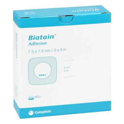 Biatain Schaumverband 7,5x7,5 cm selbst haftend