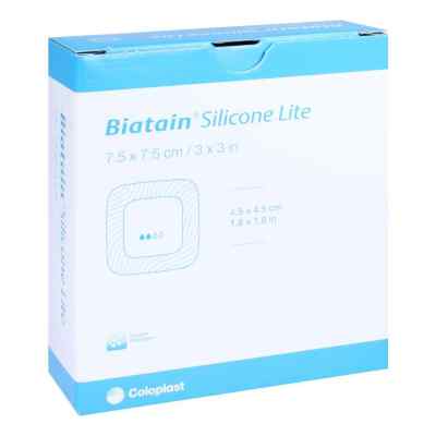 Biatain Silicone Lite Schaumverband 7,5x7,5 cm