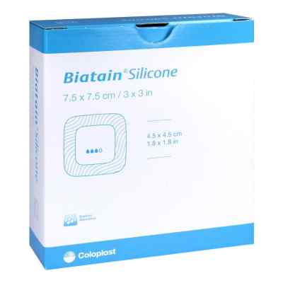 Biatain Silicone Schaumverband 7,5x7,5 cm