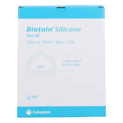 Biatain Silicone Schaumverb.sakrum klein 15x19 cm