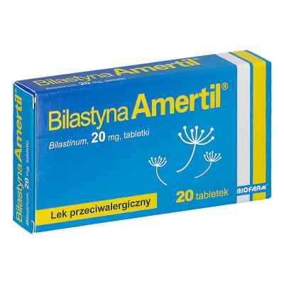 Bilastyna Amertil tabletki 20  od LABORATORIOS NORMON S.A. PZN 08306309