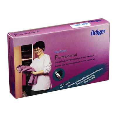 Bio Check Formaldehyd Test 3 szt. od Dräger Safety AG & Co. KGaA PZN 07469421