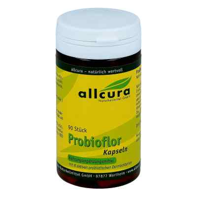 Bio Flor kapsułki priobiotyk z 8 szczepami bakterii 90 szt. od allcura Naturheilmittel GmbH PZN 04020703