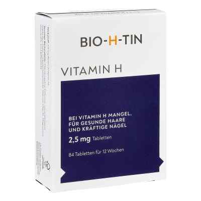 Bio H Tin Vitamin H 2,5 mg fuer 12 Wochen tabletki 84 szt. od Dr. Pfleger Arzneimittel GmbH PZN 09900432