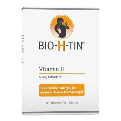 Bio H Tin Vitamin H 5 mg fuer 1 Monat Tabletten 15 szt. od Dr. Pfleger Arzneimittel GmbH PZN 09900449