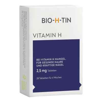 BIO-H-TIN Witamina H 2,5 mg, tabletki na 4 tygodnie 28 szt. od Dr. Pfleger Arzneimittel GmbH PZN 09900426