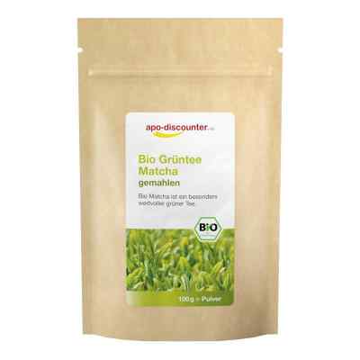 Bio zielona herbata Matcha, proszek 100 g od apo.com Group GmbH PZN 16604349