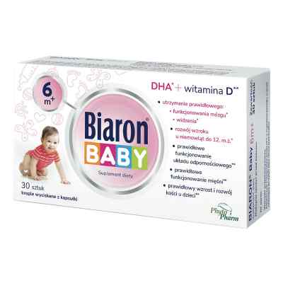 Bioaron Baby od 6 m-ca krople wyciskane z kapsułki 30 od PHYTOPHARM KLĘKA S.A. PZN 08300285