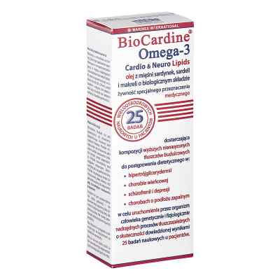 BioCardine Omega-3 Cardio & Neuro Lipids płyn  200 ml od MARINEX INTERNATIONAL SP. Z O.O. PZN 08306152