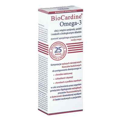 BioCardine Omega 3 Olej z mięśni, sardynek, sardeli i makreli o  200 ml od  PZN 08304997