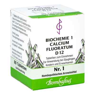 Biochemie 1 Calcium fluoratum D 12 Tabl. 80 szt. od Bombastus-Werke AG PZN 04324917