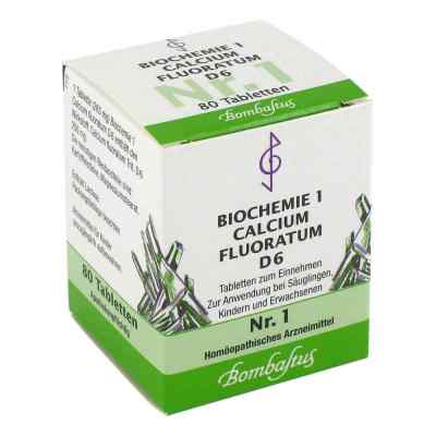 Biochemie 1 Calcium fluoratum D 6 Tabl. 80 szt. od Bombastus-Werke AG PZN 04324610
