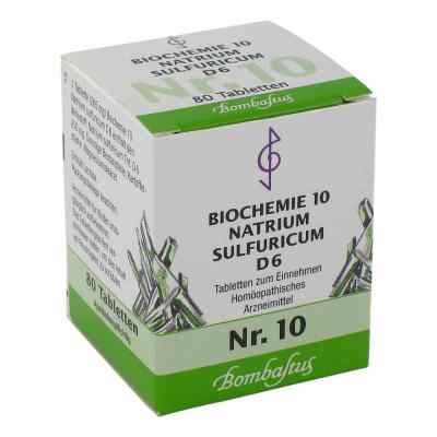 Biochemie 10 Natrium sulfuricum D 6 Tabl. 80 szt. od Bombastus-Werke AG PZN 01073834
