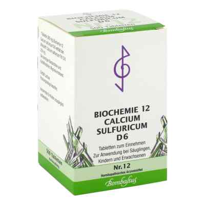 Biochemie 12 Calcium sulfuricum D 6 Tabl.