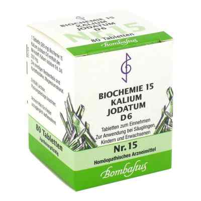 Biochemie 15 Kalium jodatum D6 tabletki 80 szt. od Bombastus-Werke AG PZN 04324768