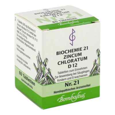 Biochemie 21 Zincum chloratum D 12 Tabl. 80 szt. od Bombastus-Werke AG PZN 04325199
