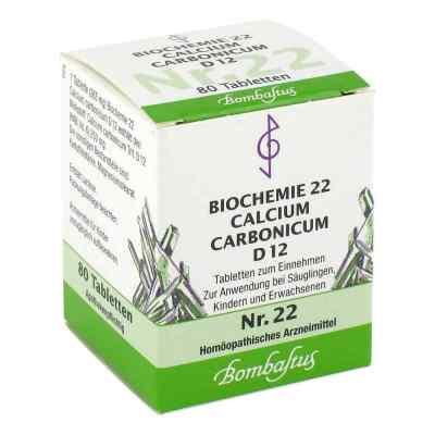 Biochemie 22 Calcium carbonicum D 12 Tabl. 80 szt. od Bombastus-Werke AG PZN 04325259