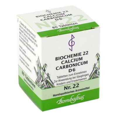Biochemie 22 Calcium carbonicum D 6 Tabl. 80 szt. od Bombastus-Werke AG PZN 04325236