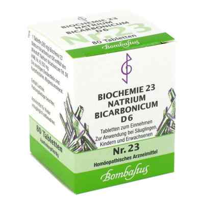 Biochemie 23 Natrium bicarbonicum D 6 Tabl. 80 szt. od Bombastus-Werke AG PZN 04325288
