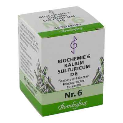 Biochemie 6 Kalium sulfuricum D6 tabletki 80 szt. od Bombastus-Werke AG PZN 03420197