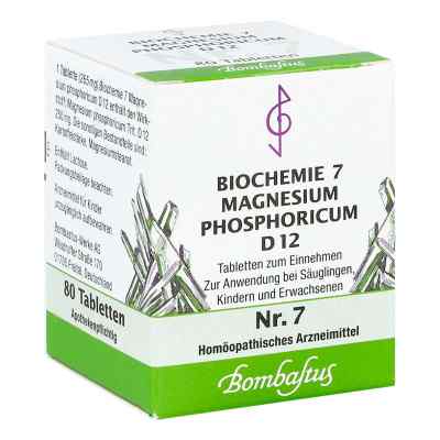 Biochemie 7 Magnesium phosphoricum D 12 Tabl. 80 szt. od Bombastus-Werke AG PZN 01073679
