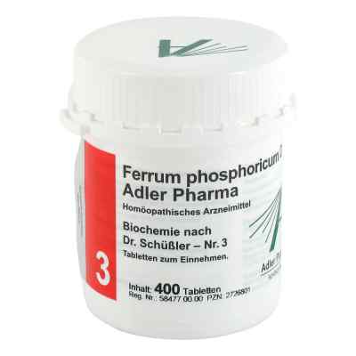 Biochemie Adler 3 Ferrum phosph.D12 Adl.p. Tabl. 400 szt. od Adler Pharma Produktion und Vert PZN 02726801