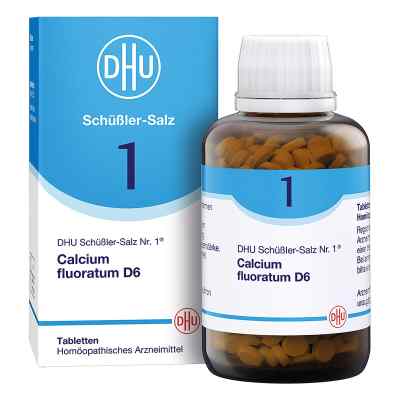 Biochemie Dhu 1 Calcium Fluoratum D6  Tabletten 900 szt. od DHU-Arzneimittel GmbH & Co. KG PZN 18182504