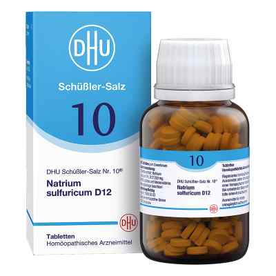 Biochemie Dhu 10 Natrium sulfur.D 12 tabletki 420 szt. od DHU-Arzneimittel GmbH & Co. KG PZN 06584255