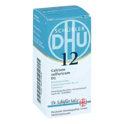 Biochemie DHU 12 Calcium sulfuricum D3 tabletki 80 szt. od DHU-Arzneimittel GmbH & Co. KG PZN 00274832