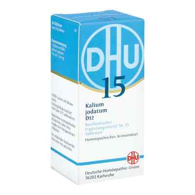 Biochemie Dhu 15 Kalium jodatum D 12 Tabl. 80 szt. od DHU-Arzneimittel GmbH & Co. KG PZN 00275091