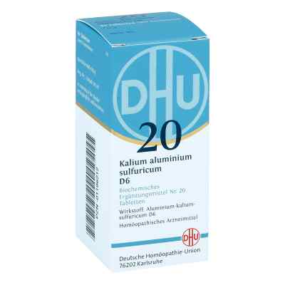 Biochemie Dhu 20 Kalium alum.sulfur. D 6 Tabl. 80 szt. od DHU-Arzneimittel GmbH & Co. KG PZN 01196212