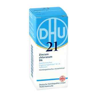 Biochemie Dhu 21 Zincum chloratum D 6 Tabl. 80 szt. od DHU-Arzneimittel GmbH & Co. KG PZN 01196270