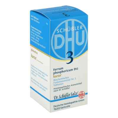Biochemie DHU 3 fosforan żelaza D 12 Karto tabletki 200 szt. od DHU-Arzneimittel GmbH & Co. KG PZN 06326530