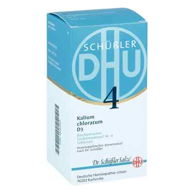 Biochemie Dhu 4 Kalium chloratum D3 tabletki 420 szt. od DHU-Arzneimittel GmbH & Co. KG PZN 06584025