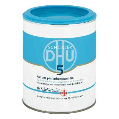 Biochemie Dhu 5 Kalium phosphor. D6 tabletki 1000 szt. od DHU-Arzneimittel GmbH & Co. KG PZN 00274186