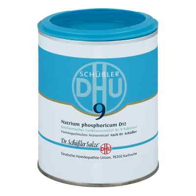 Biochemie Dhu 9 Natrium phosph. D 12 tabletki 1000 szt. od DHU-Arzneimittel GmbH & Co. KG PZN 00274602