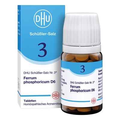 Biochemie DHU Nr 3 fosforan żelaza tabletki D6 tabletki 80 szt. od DHU-Arzneimittel GmbH & Co. KG PZN 00273979
