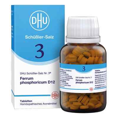 Biochemie DHU Nr3 fosforan żelaza tabletki D12 420 szt. od DHU-Arzneimittel GmbH & Co. KG PZN 06584019