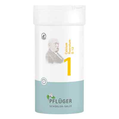 Biochemie Pflueger 1 Calcium fluoratum D12 tabletki 400 szt. od Homöopathisches Laboratorium Ale PZN 06318737