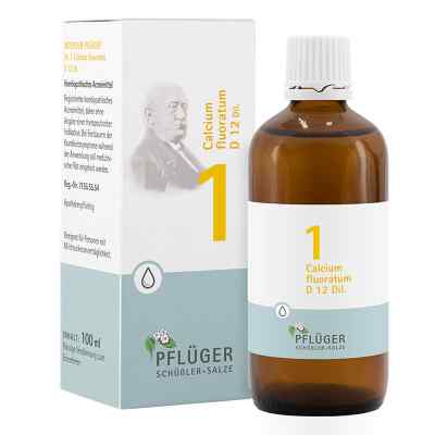 Biochemie Pflueger 1 Calcium fluor.D 12 Tropfen 100 ml od Homöopathisches Laboratorium Ale PZN 06323684