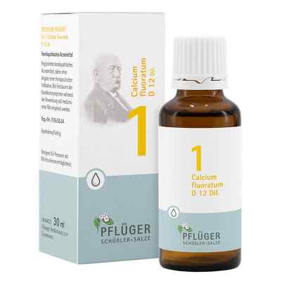 Biochemie Pflueger 1 Calcium fluor.D 12 Tropfen 30 ml od Homöopathisches Laboratorium Ale PZN 06323543