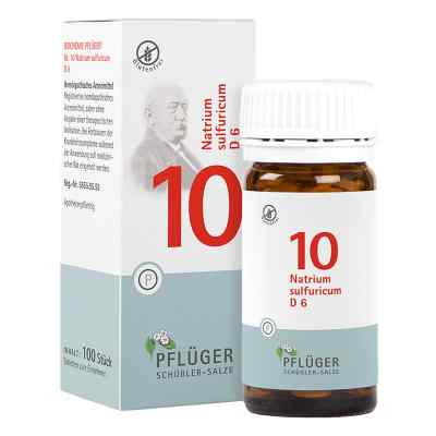 Biochemie Pflueger 10 Natrium sulfur.D 6 Tabl. 100 szt. od Homöopathisches Laboratorium Ale PZN 06319671