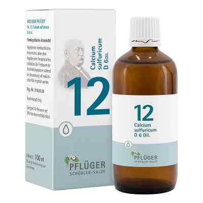 Biochemie Pflueger 12 Calcium sulfur.D 6 Tropfen 100 ml od Homöopathisches Laboratorium Ale PZN 06324784