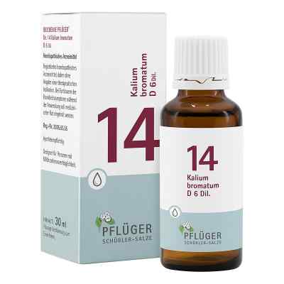 Biochemie Pflueger 14 Kalium bromat.D 6 Tropfen 30 ml od Homöopathisches Laboratorium Ale PZN 09298484