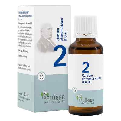 Biochemie Pflueger 2 Calcium phosph.D 6 Tropfen 30 ml od Homöopathisches Laboratorium Ale PZN 06323709
