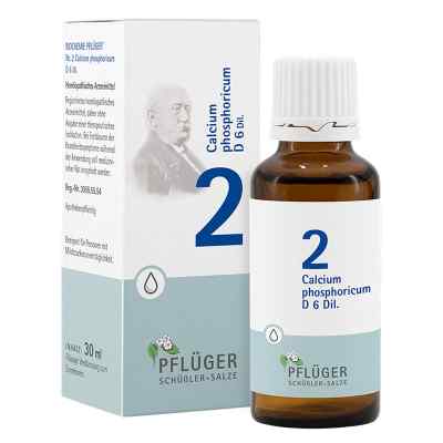 Biochemie Pflueger 2 Calcium phosph.D 6 Tropfen 30 ml od Homöopathisches Laboratorium Ale PZN 06323709